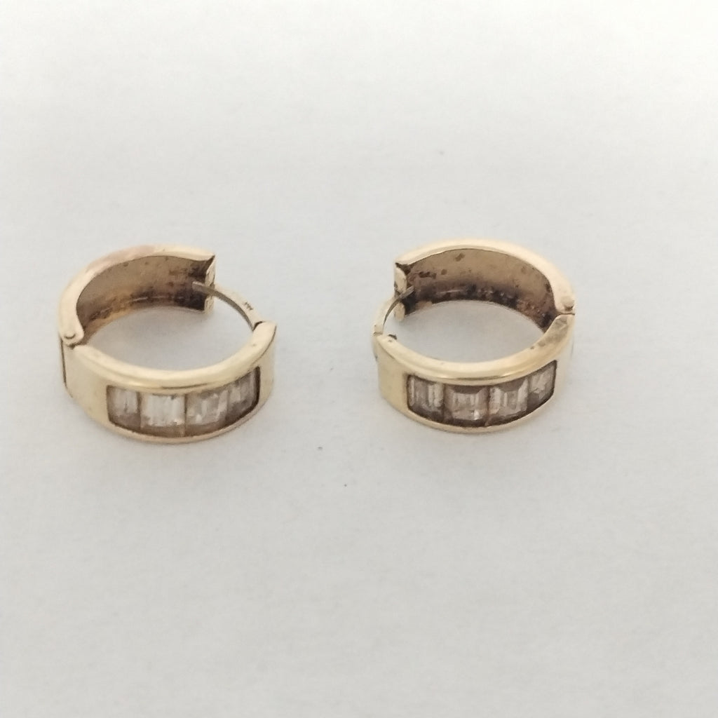 ARRACADAS PAR ORO 14 K 2.9 GRMS (SEMINUEVO)