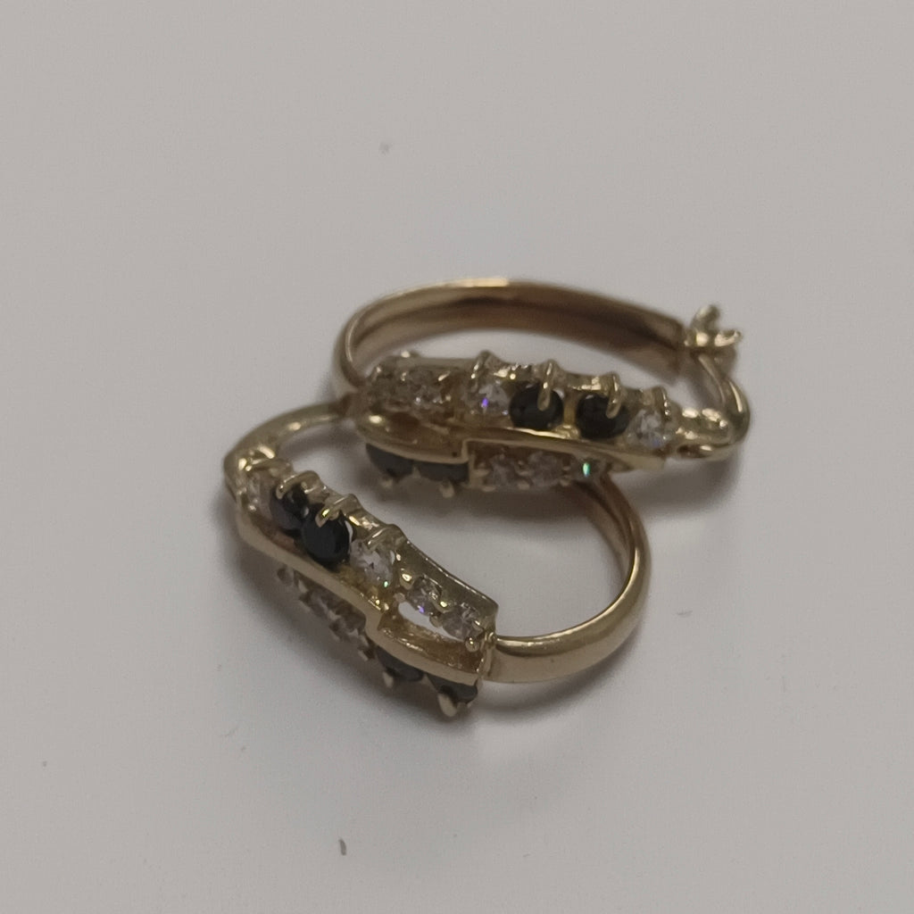 ARRACADAS PAR ORO 14 K 5.9 GRMS (SEMINUEVO)
