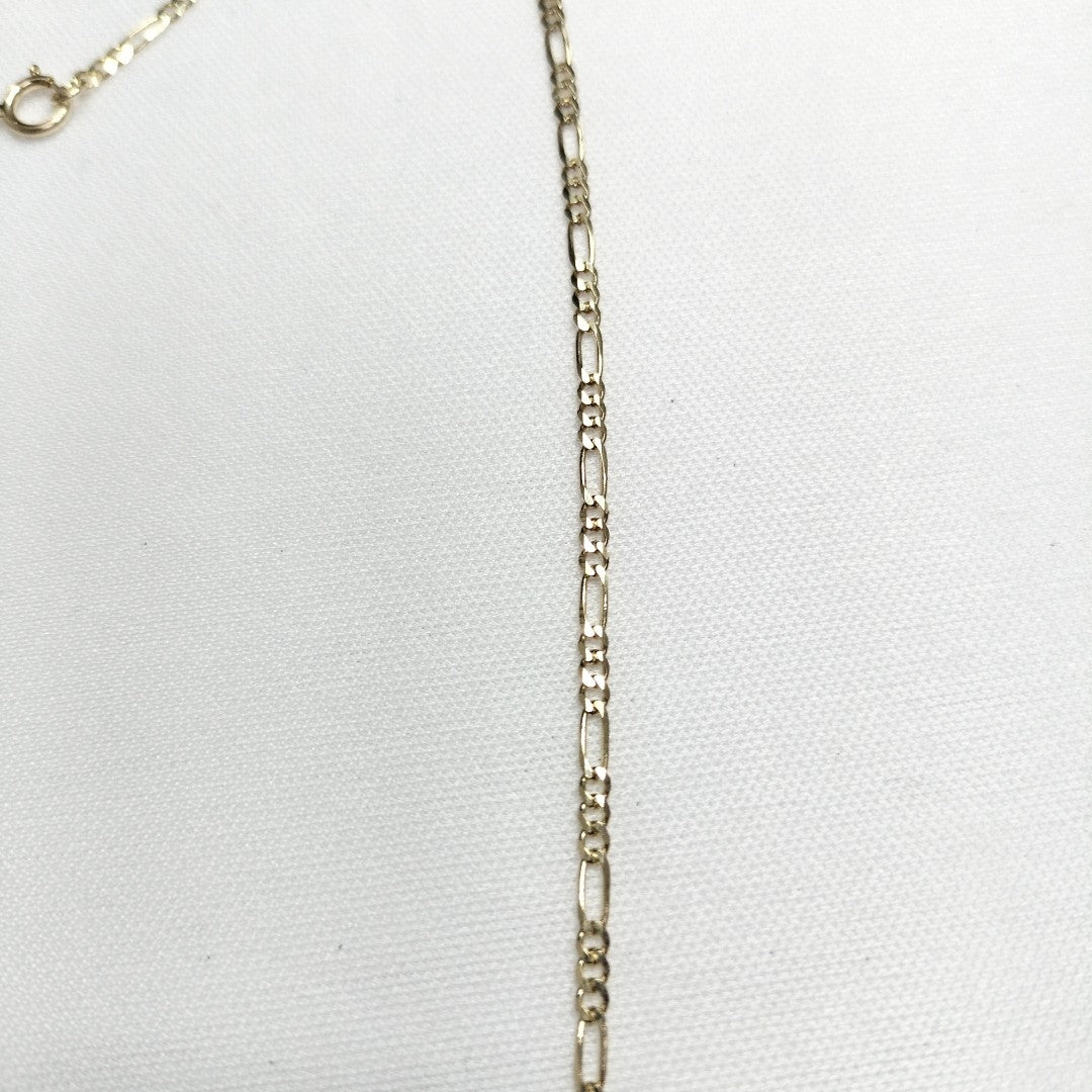 CADENAS TEJIDO 3X1 ORO 10K 55 CM 3.2 GR (NUEVO)