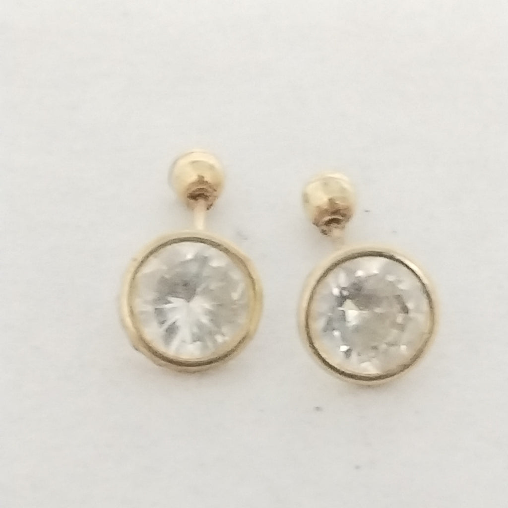 ARETES PAR ORO 14 K 0.8 GRMS (SEMINUEVO)