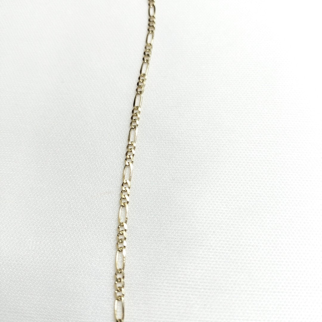 CADENAS TEJIDO 3X1 ORO 10K 55 CM 3.2 GR (NUEVO)