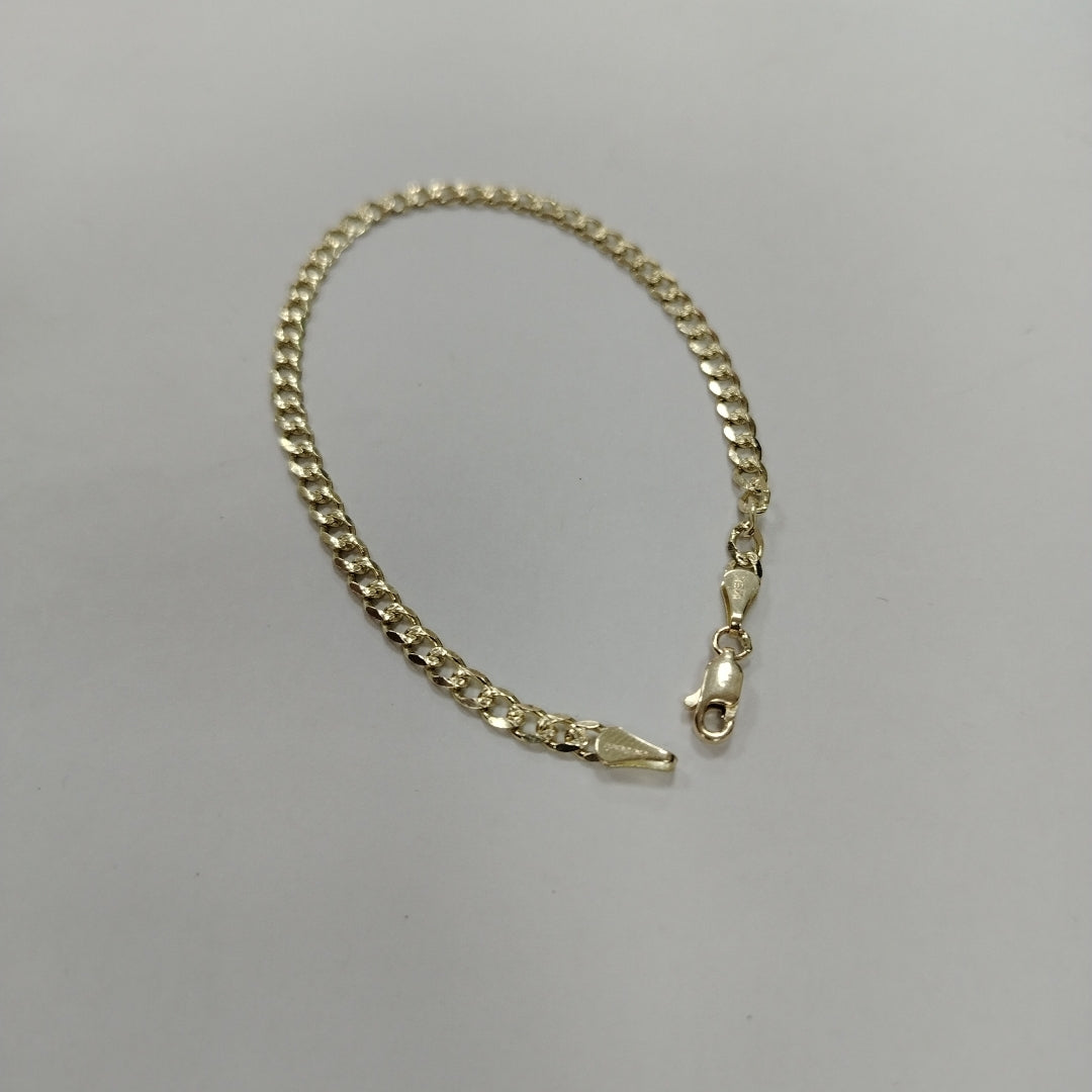 PULSERAS BARBADA ORO 14K 21 CM 5.3 GR (NUEVO)