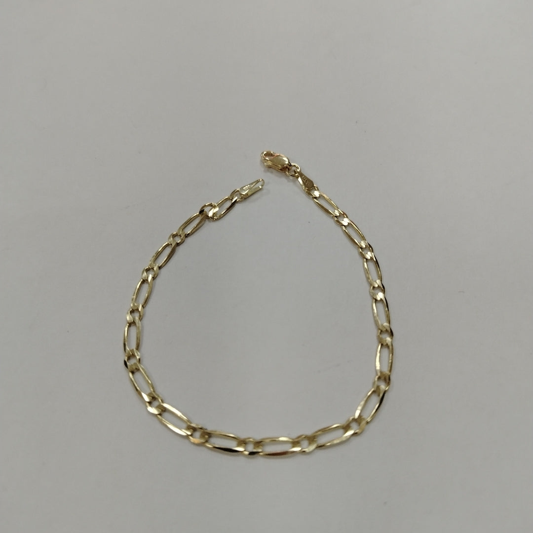 PULSERAS 1X1 ORO 14K 18 CM 2.6 GR (NUEVO)