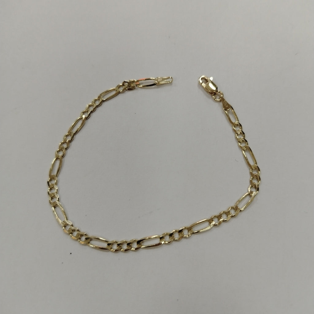 PULSERAS TEJIDO 3X1 ORO 14K 18 CM 2.9 GR (NUEVO)