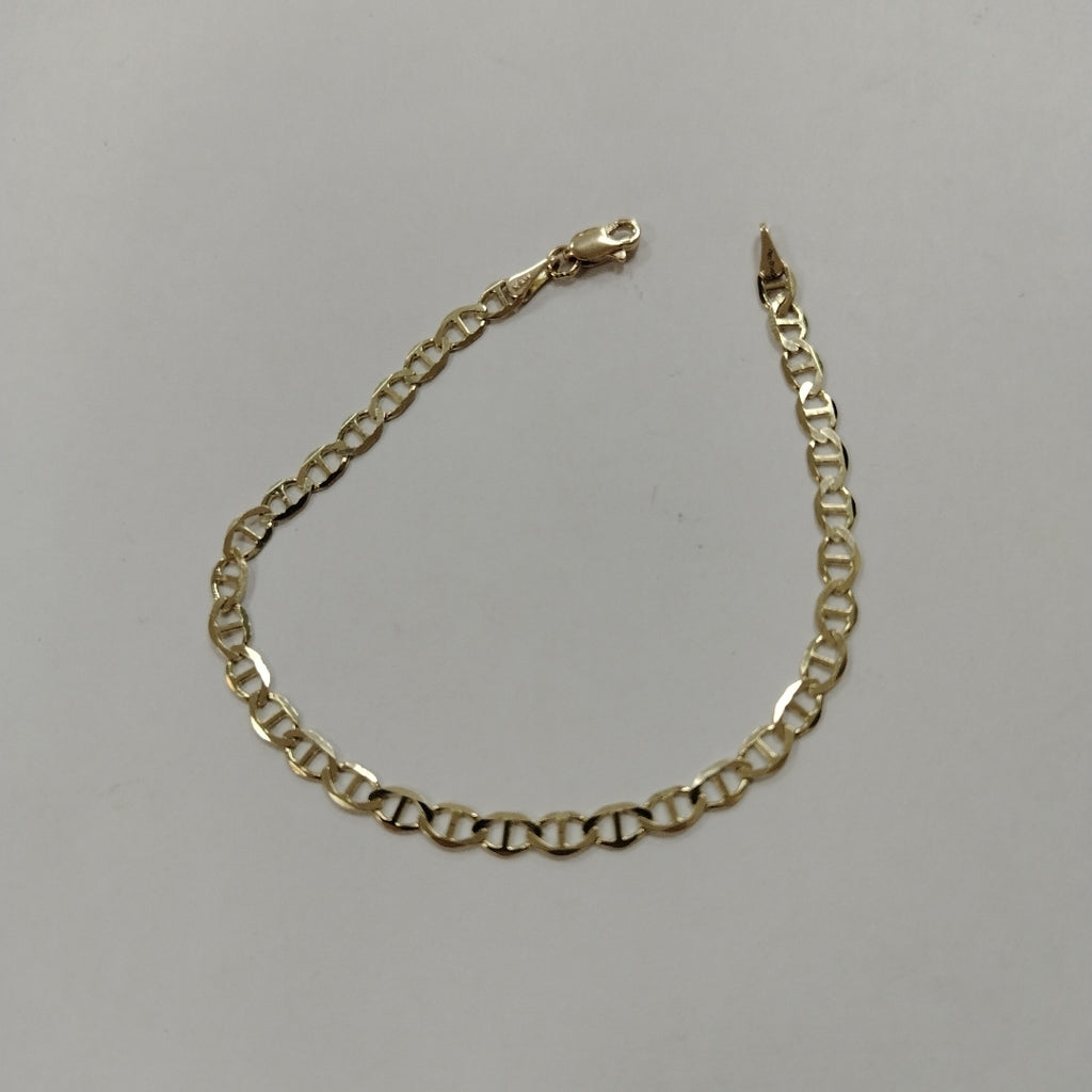 PULSERAS TEJIDO MARINERA ORO 14K 18 CM 2.9 GR (NUEVO)