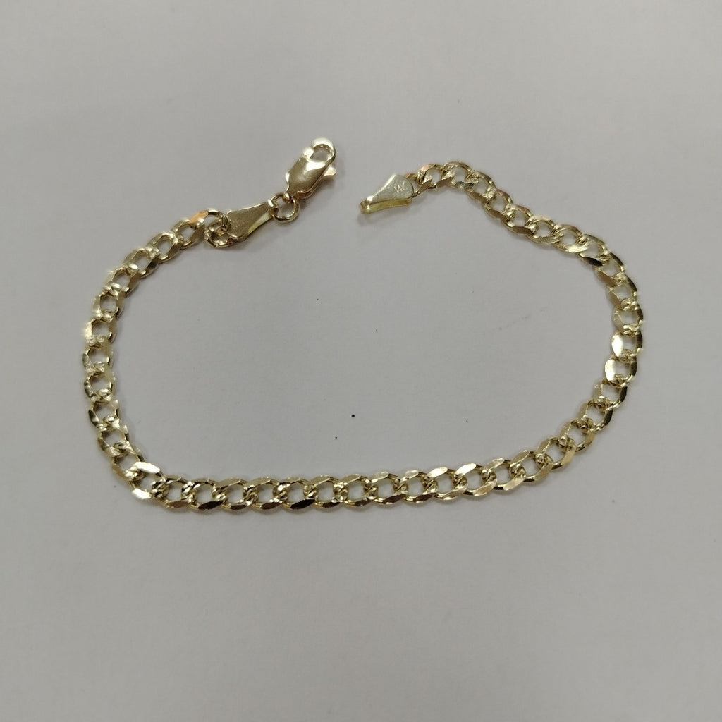 PULSERAS BARBADA ORO 14K 18 CM 4.6 GR (NUEVO)
