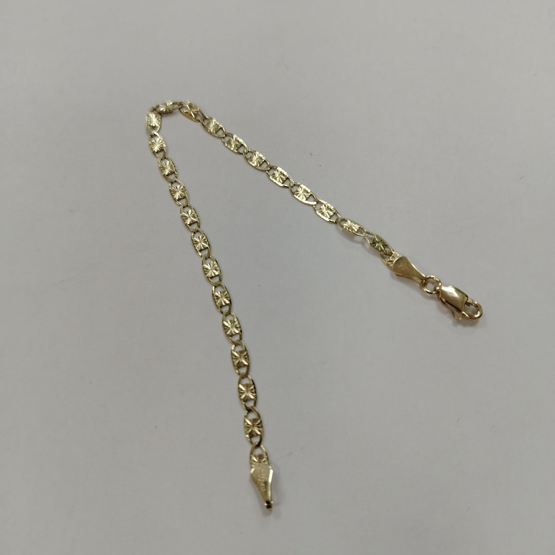 PULSERAS GUCHI ORO 14K 18 CM 2.8 GR (NUEVO)