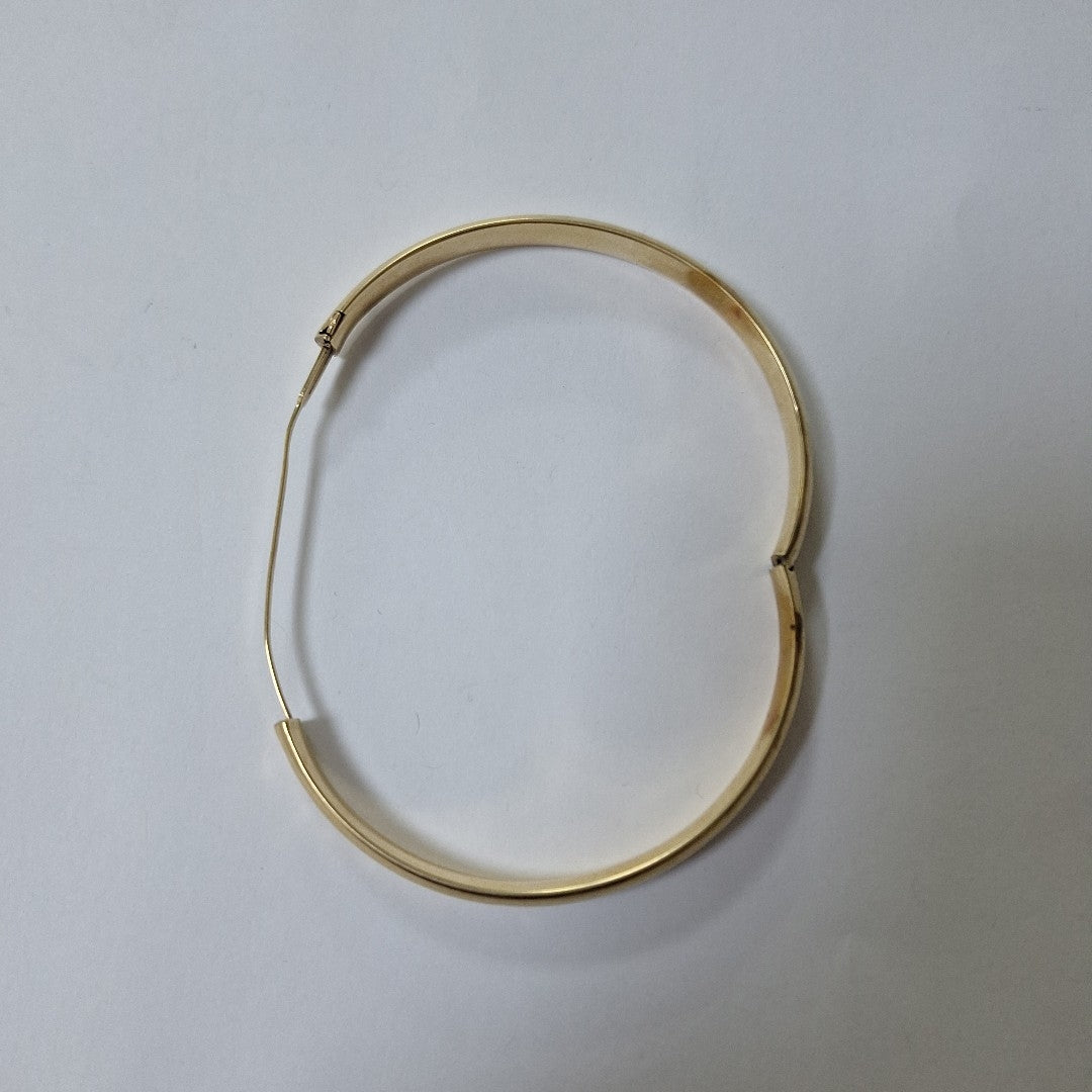 PULSERA RIGIDA ORO 14 K 7.3 GRMS (SEMINUEVO)