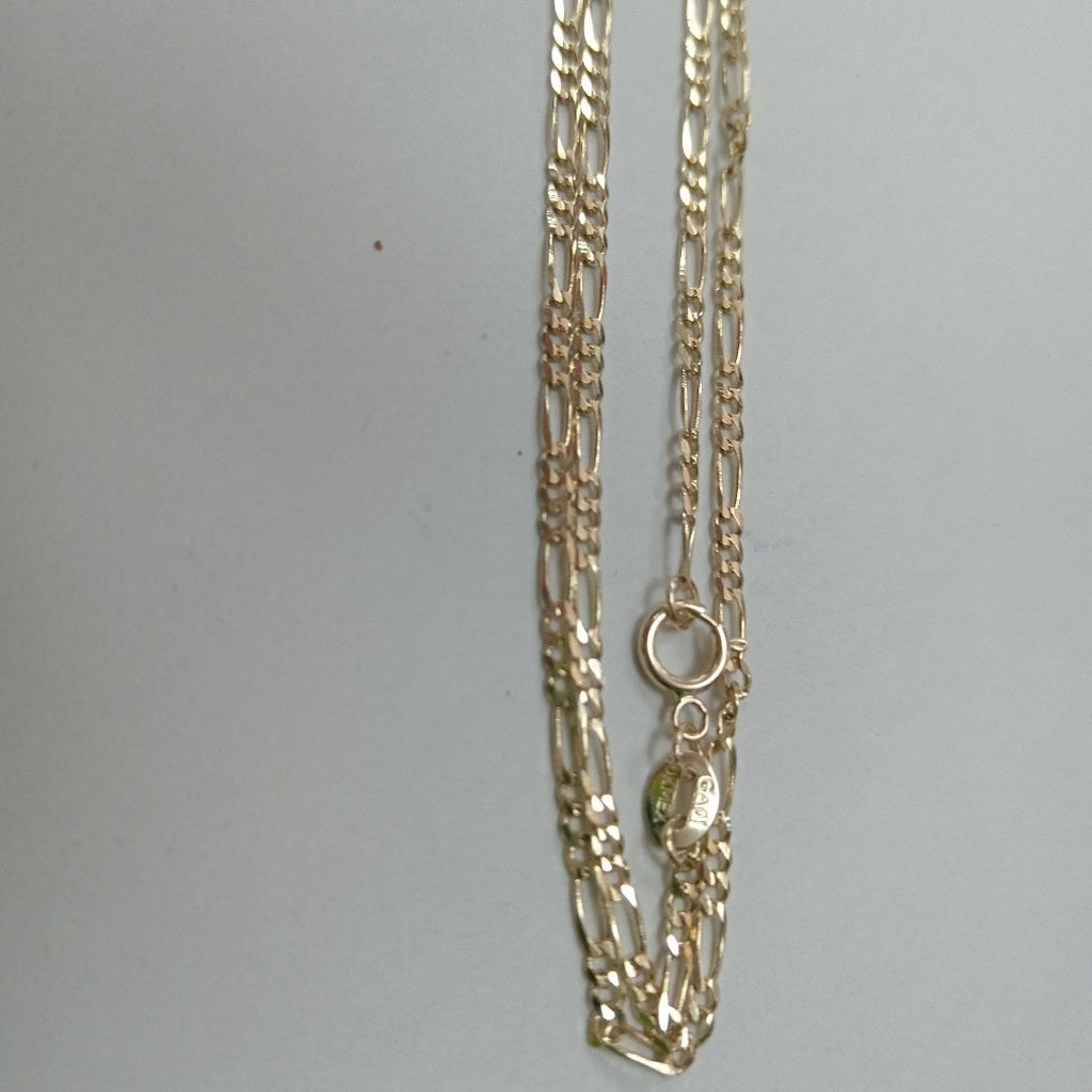 CADENAS TEJIDO 3X1 ORO 10K 55 CM 3.2 GR (NUEVO)