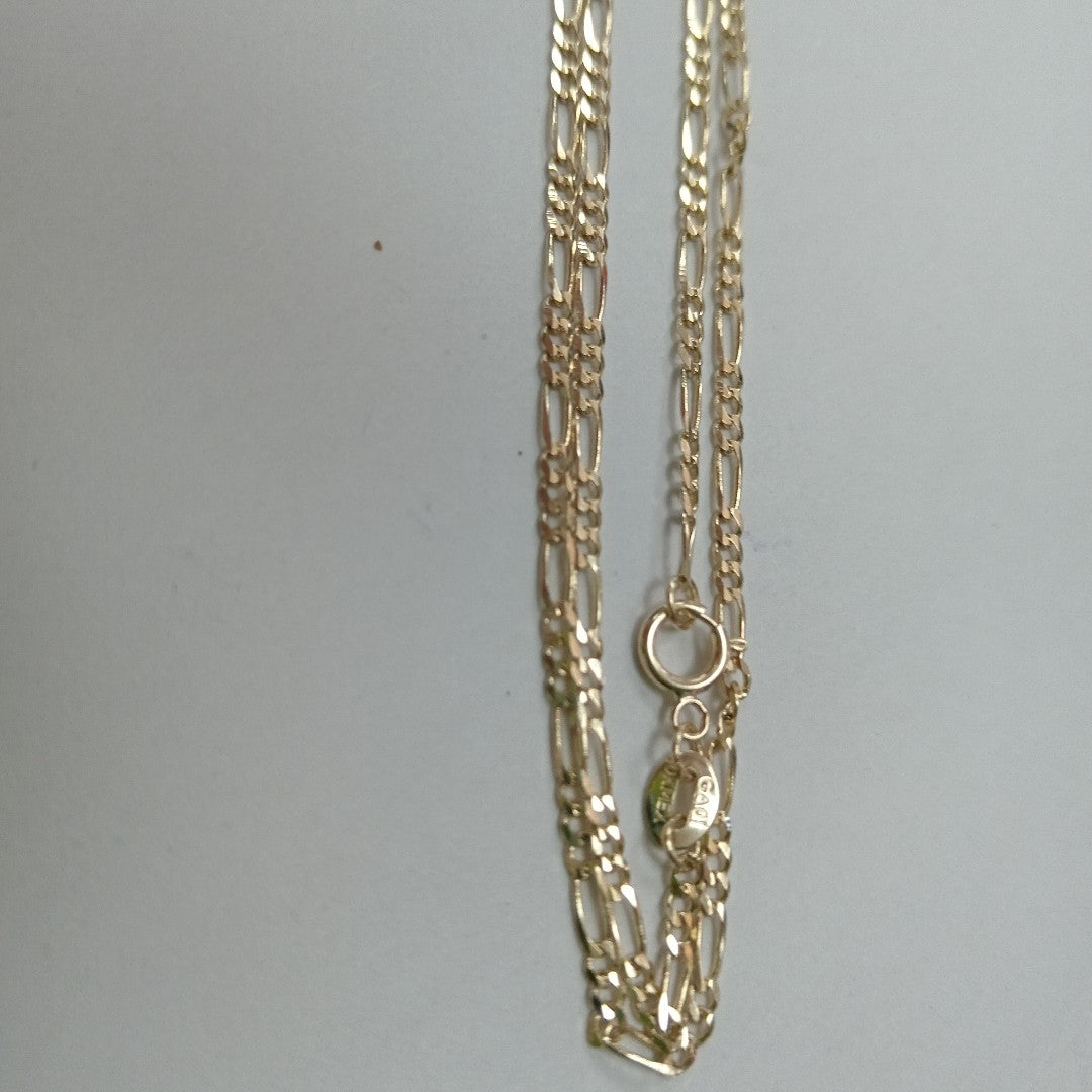 CADENAS TEJIDO 3X1 ORO 10K 55 CM 3.2 GR (NUEVO)