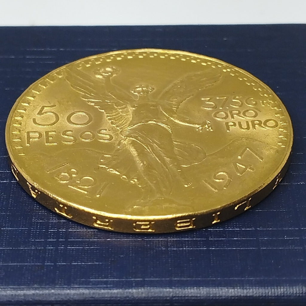 K1 41.6 GRMS 21 K IDENTIFICACIÓN MONEDA NOMINATIVA MONEDAS PESOS 50 PESOS (SEMINUEVO)