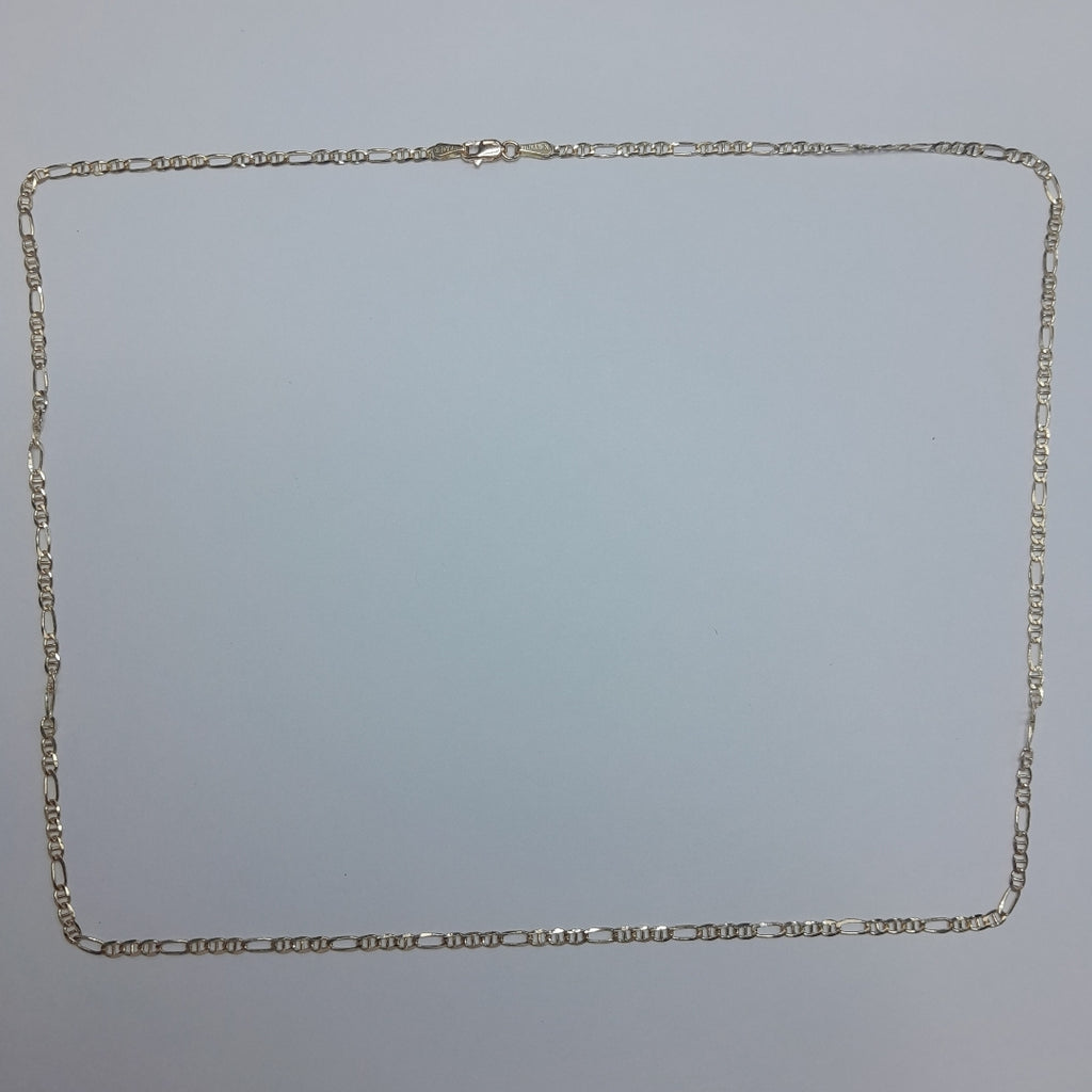 CADENAS TEJIDO FIGARO GUCHI ORO 10K 60 CM 5.2 GR (NUEVO)