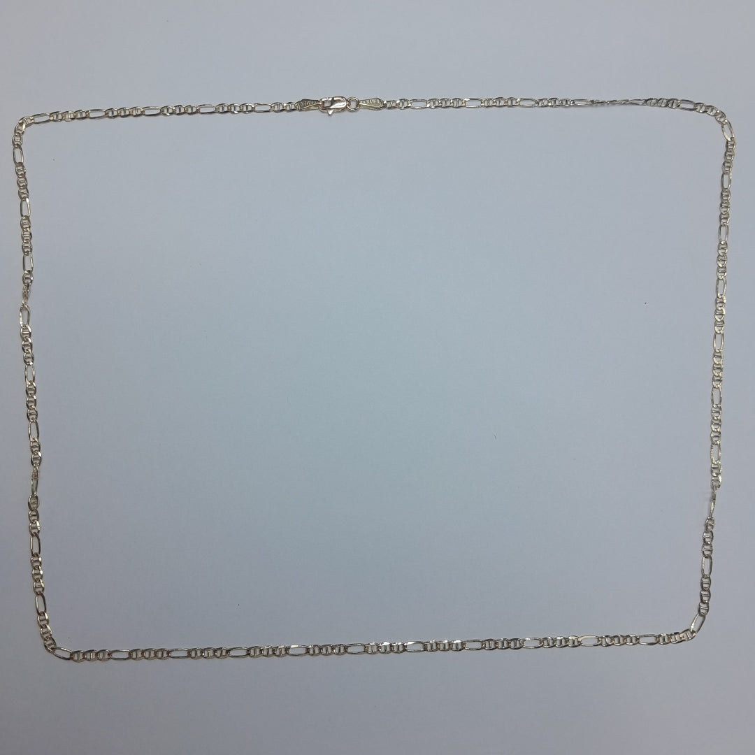 CADENAS TEJIDO FIGARO GUCHI ORO 10K 60 CM 5.2 GR (NUEVO)