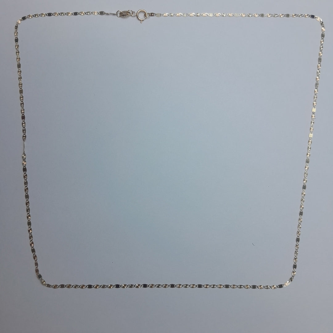 CADENAS TEJIDO GUCHI ORO 10K 55 CM 1.7 GR (NUEVO)