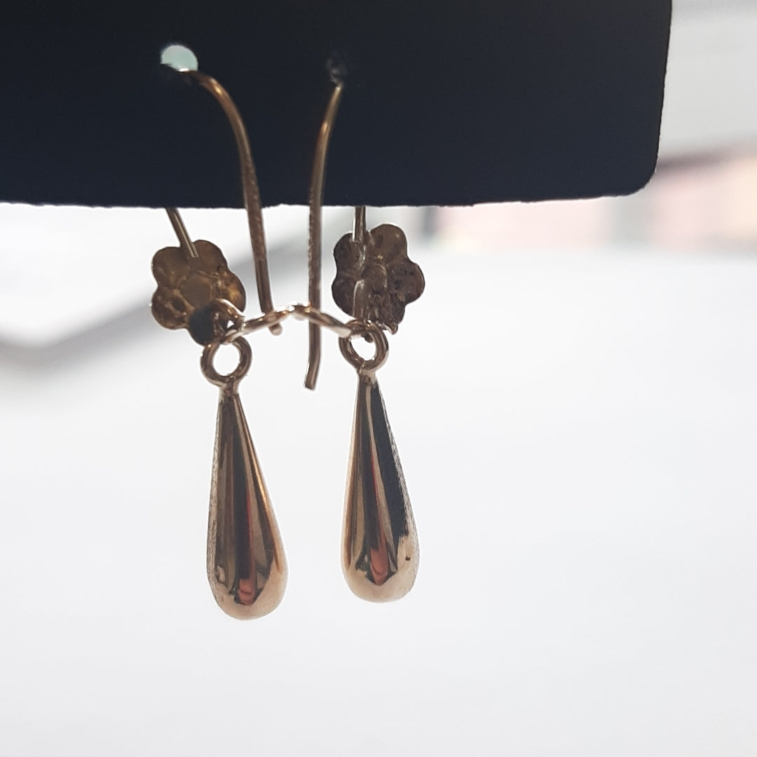 ARETES PAR ORO 10 K 1.6 GRMS (SEMINUEVO)