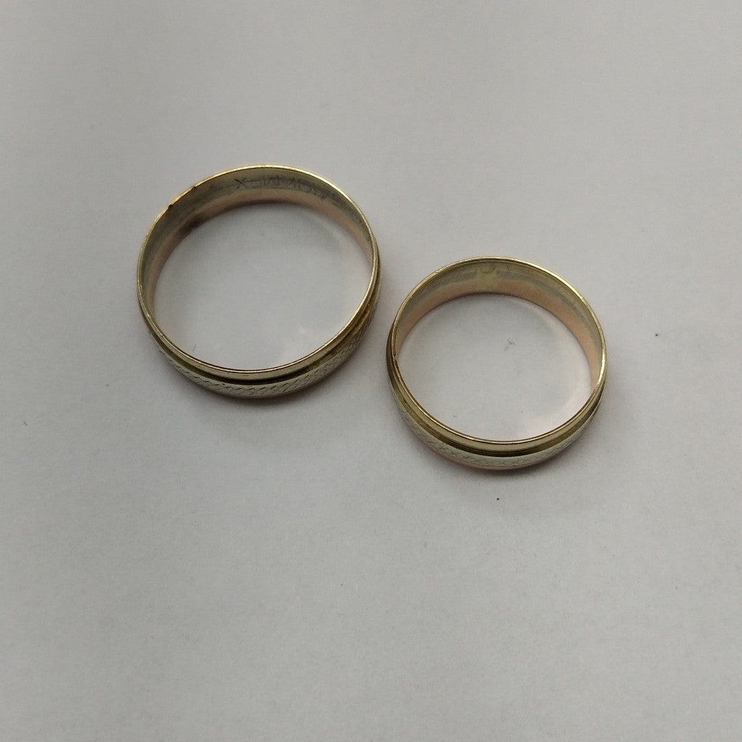 ARGOLLA ORO,ORO BLANCO MUY BAJO,ORO COMBINADO 10 K 2,40 GRMS (SEMINUEVO)