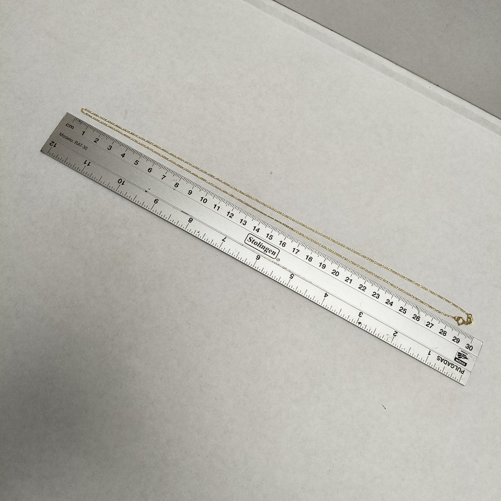 CADENAS TEJIDO 3X1 ORO 10K 60 CM 1.5 GR (NUEVO)