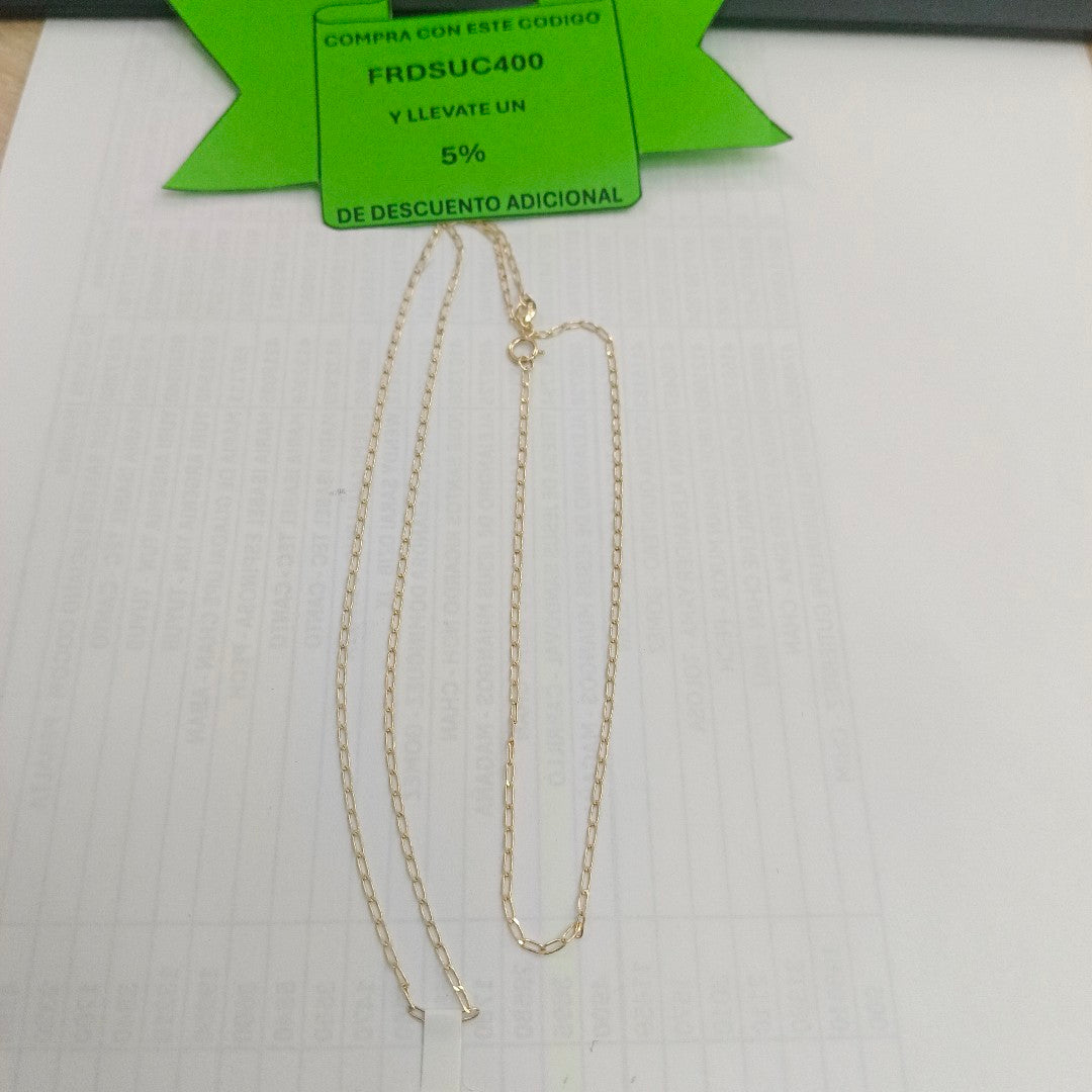 CADENAS TEJIDO ESLABONES ORO 10K 60 CM 2 GR (NUEVO)