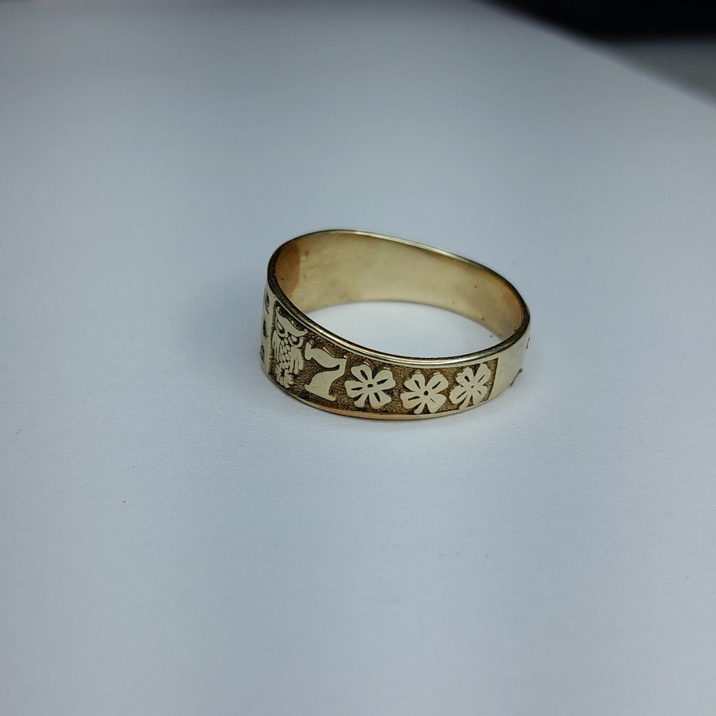 ANILLO ORO 14 K 4.1 GRMS (SEMINUEVO)