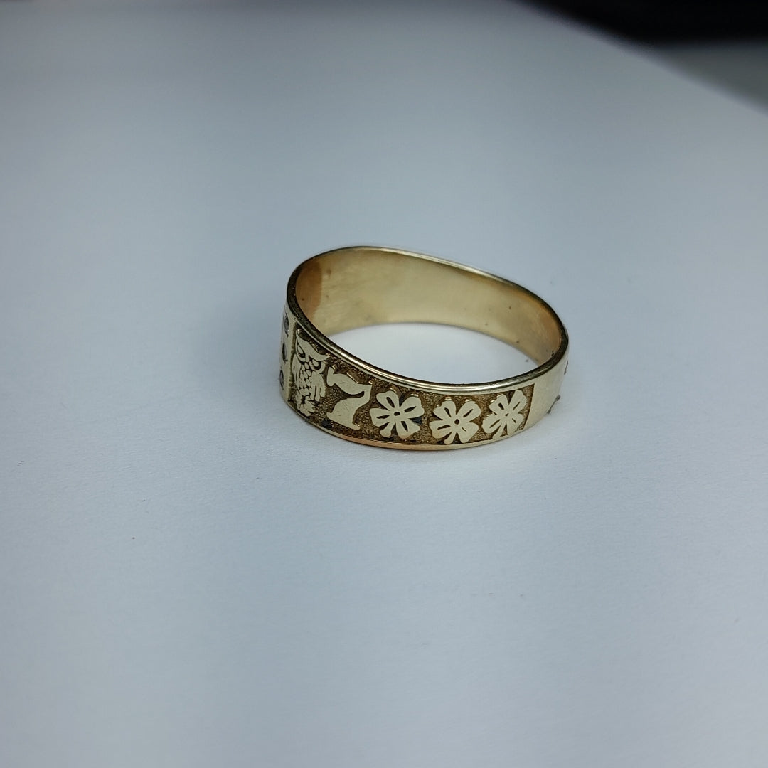 ANILLO ORO 14 K 4.1 GRMS (SEMINUEVO)