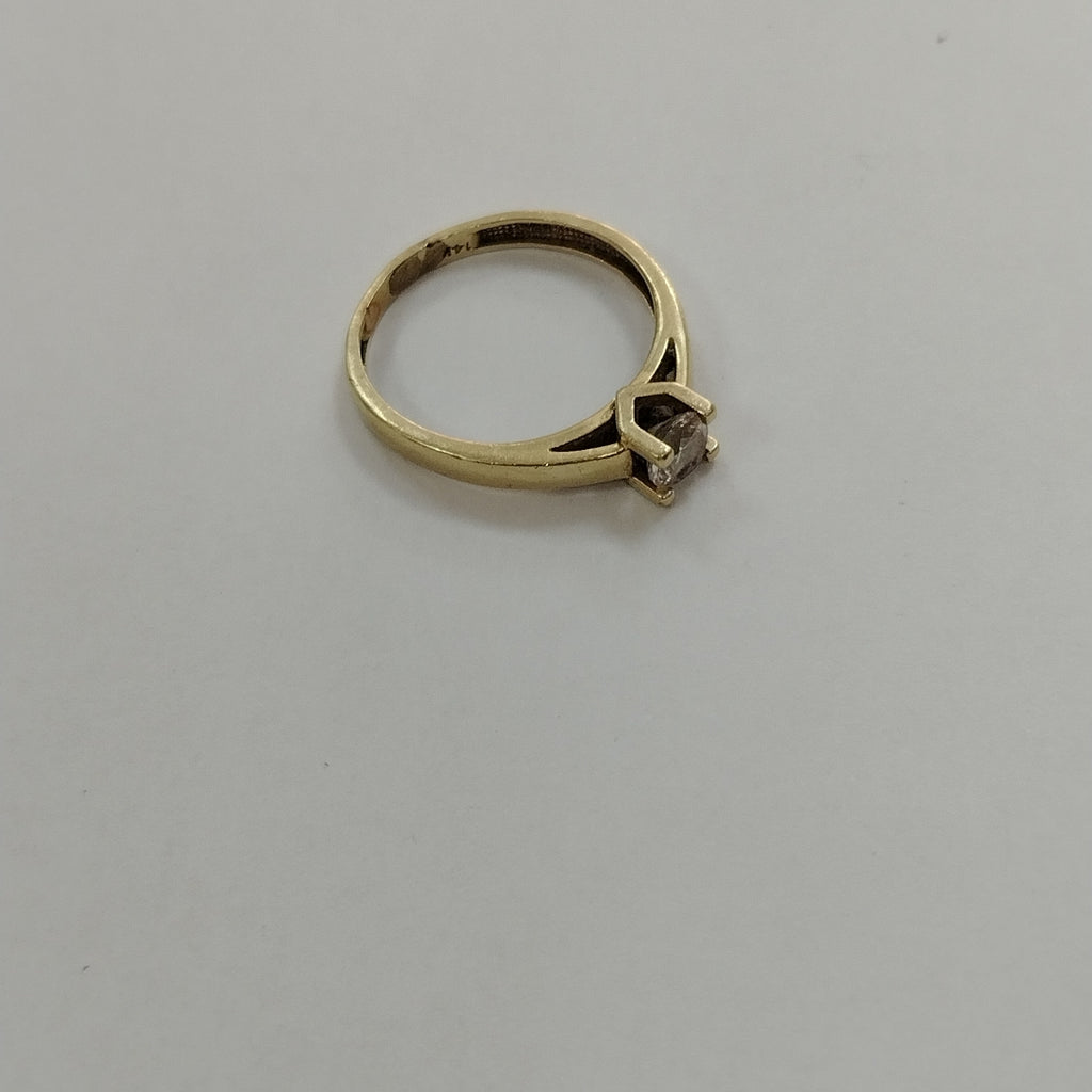 SOLITARIO ORO 14 K 2.3 GRMS (SEMINUEVO)