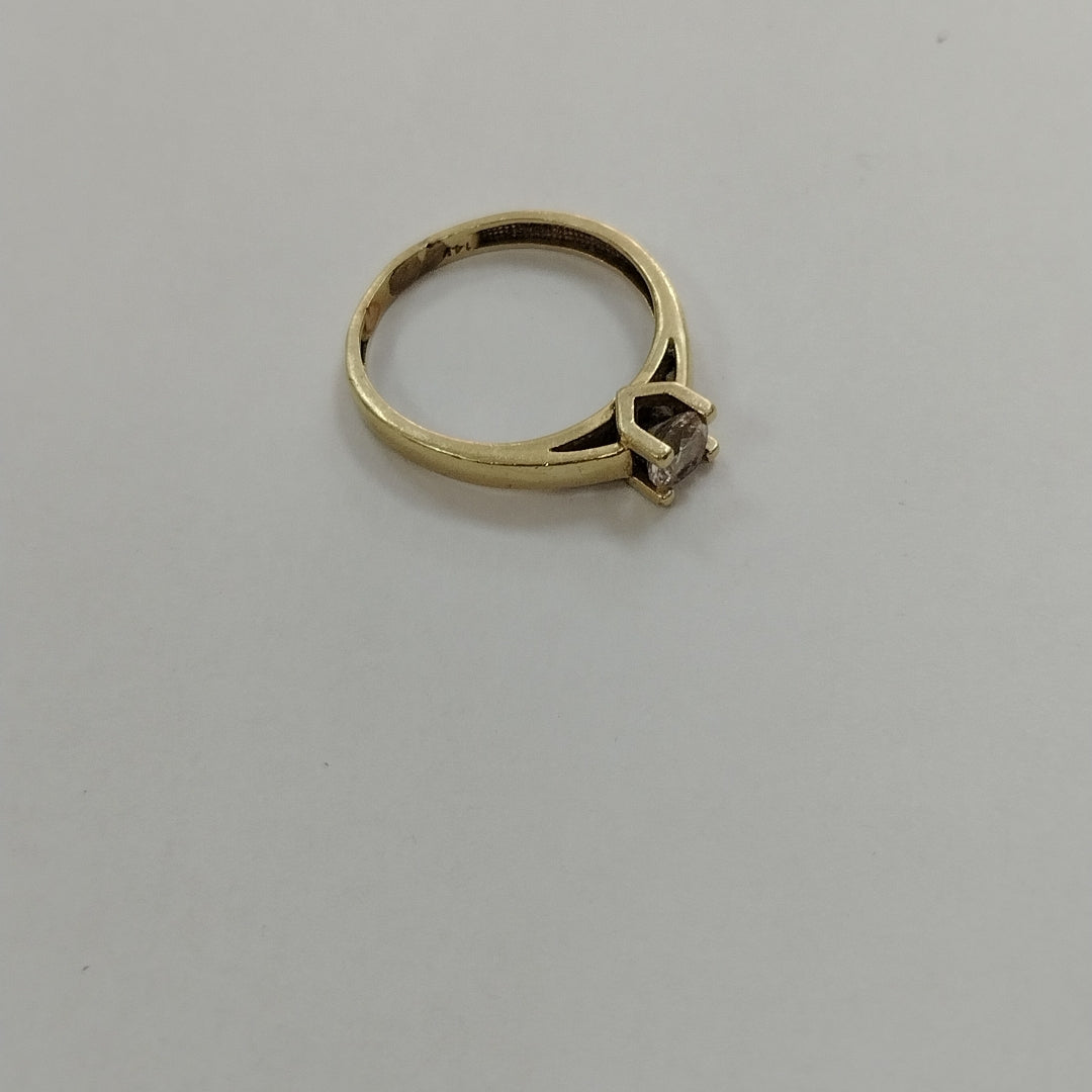 SOLITARIO ORO 14 K 2.3 GRMS (SEMINUEVO)
