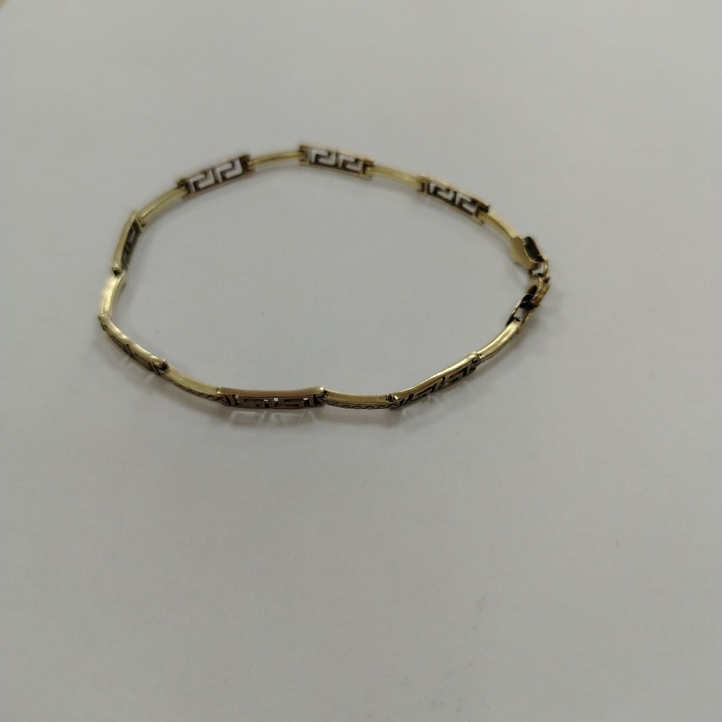 PULSERA ORO, ORO COMBINADO 10 K 4 GRMS (SEMINUEVO)