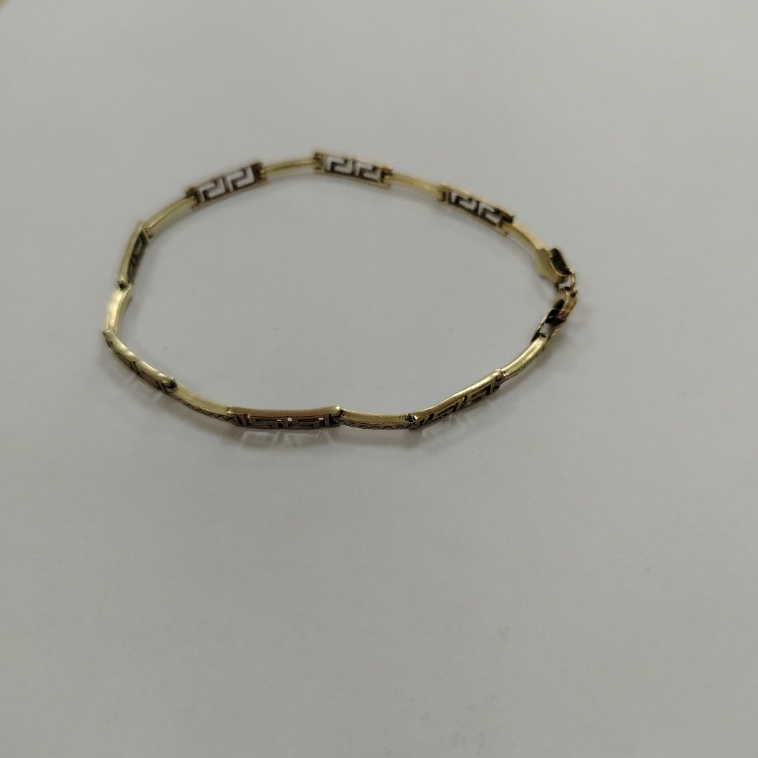 PULSERA ORO, ORO COMBINADO 10 K 4 GRMS (SEMINUEVO)