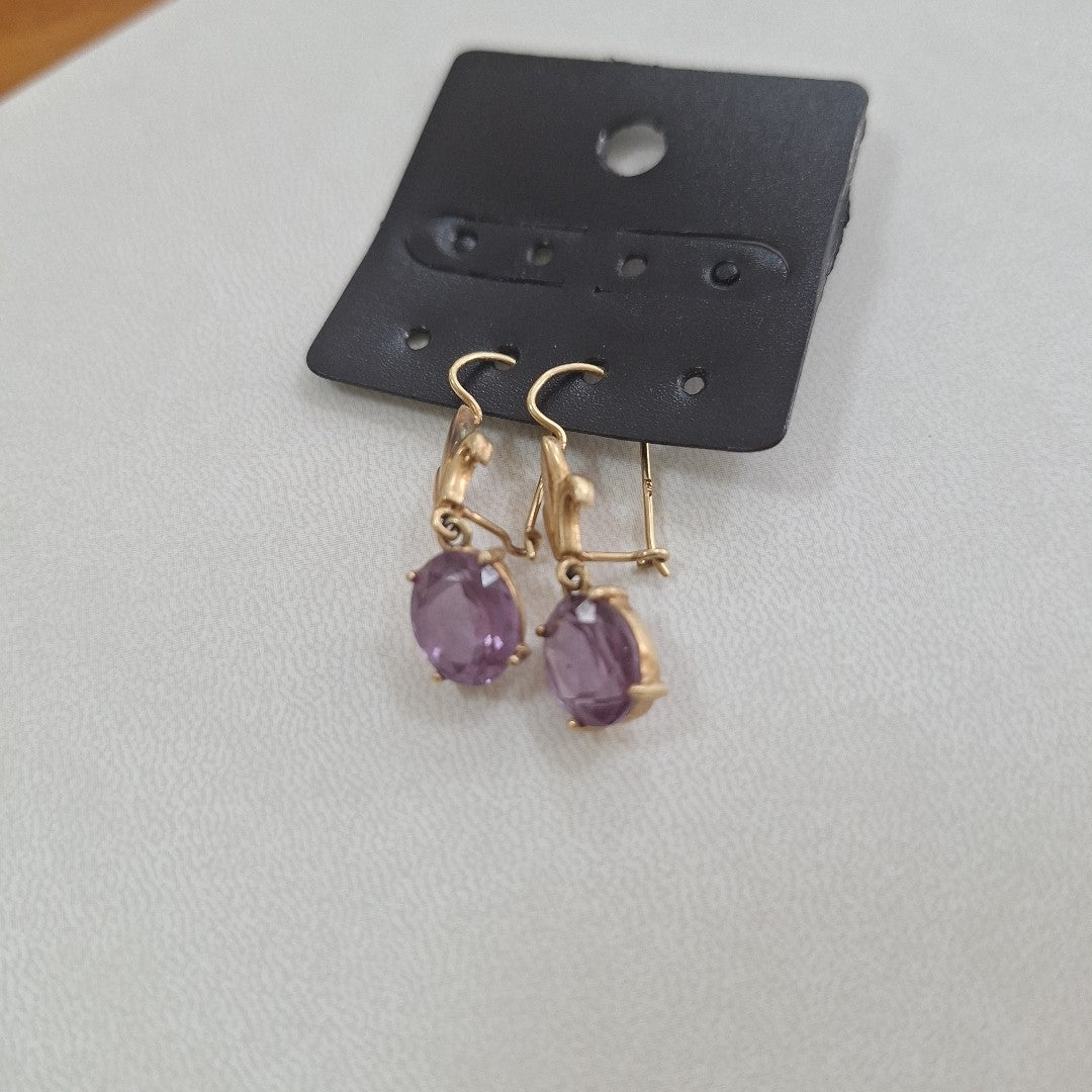 ARETES PAR ORO 14 K 4,40 GRMS (SEMINUEVO)