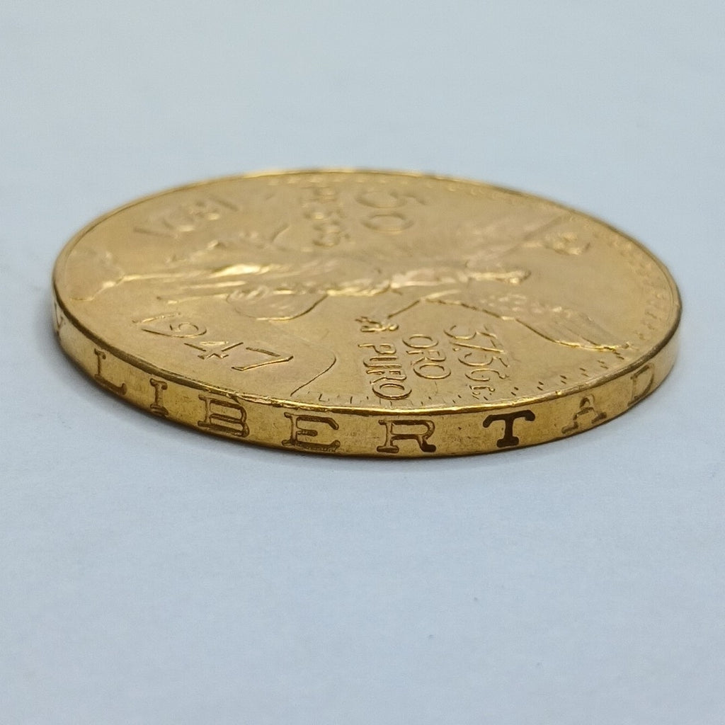 K1 41,60 GRMS 21 K IDENTIFICACIÓN MONEDA NOMINATIVA MONEDAS PESOS 50 PESOS (SEMINUEVO)