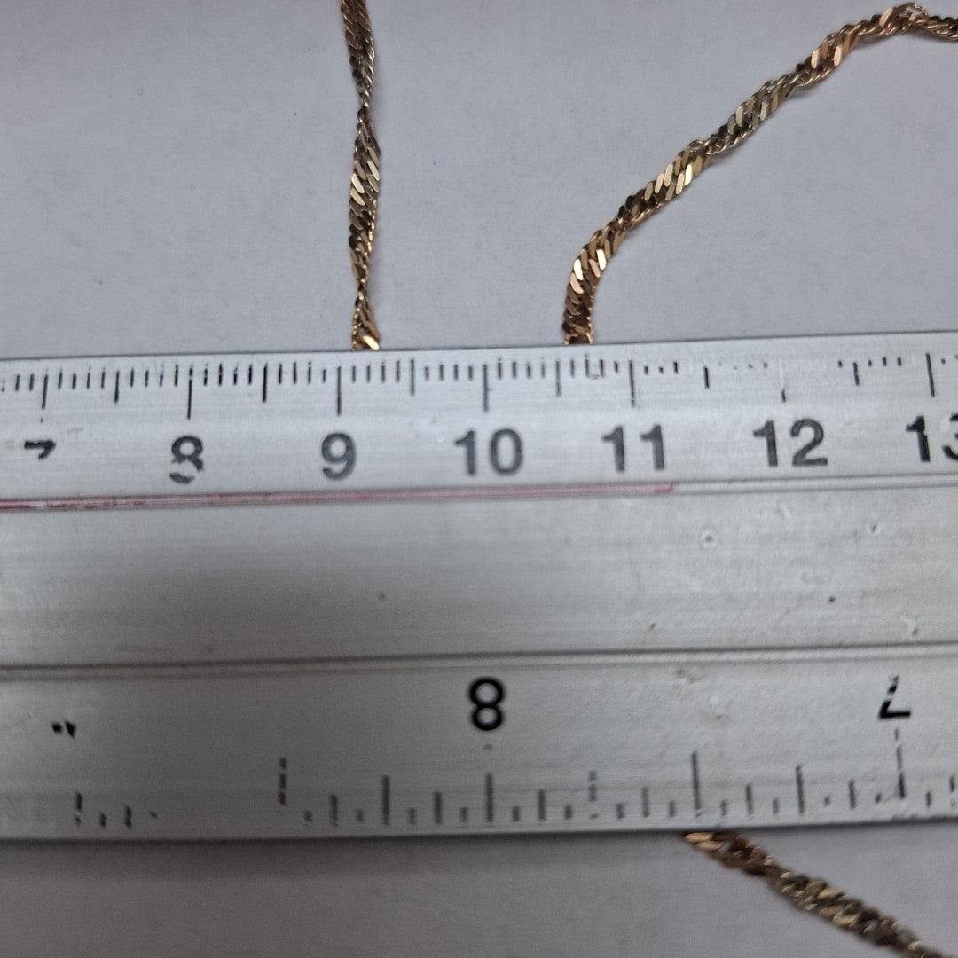 CADENA ORO,ORO COMBINADO 14 K 5,90 GRMS (SEMINUEVO)