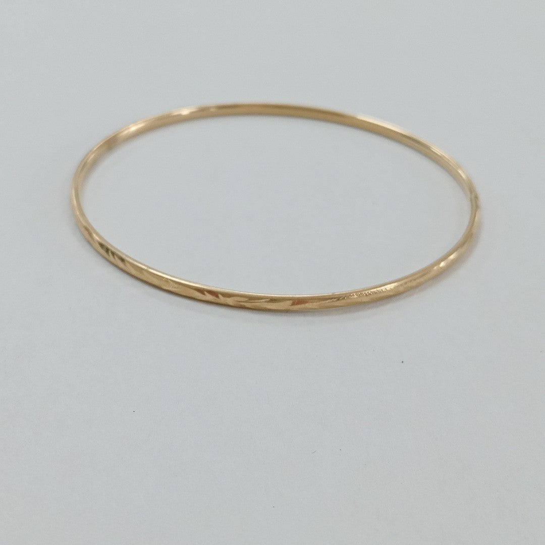 PULSERA RIGIDA ORO 10 K 3.3 GRMS (SEMINUEVO)