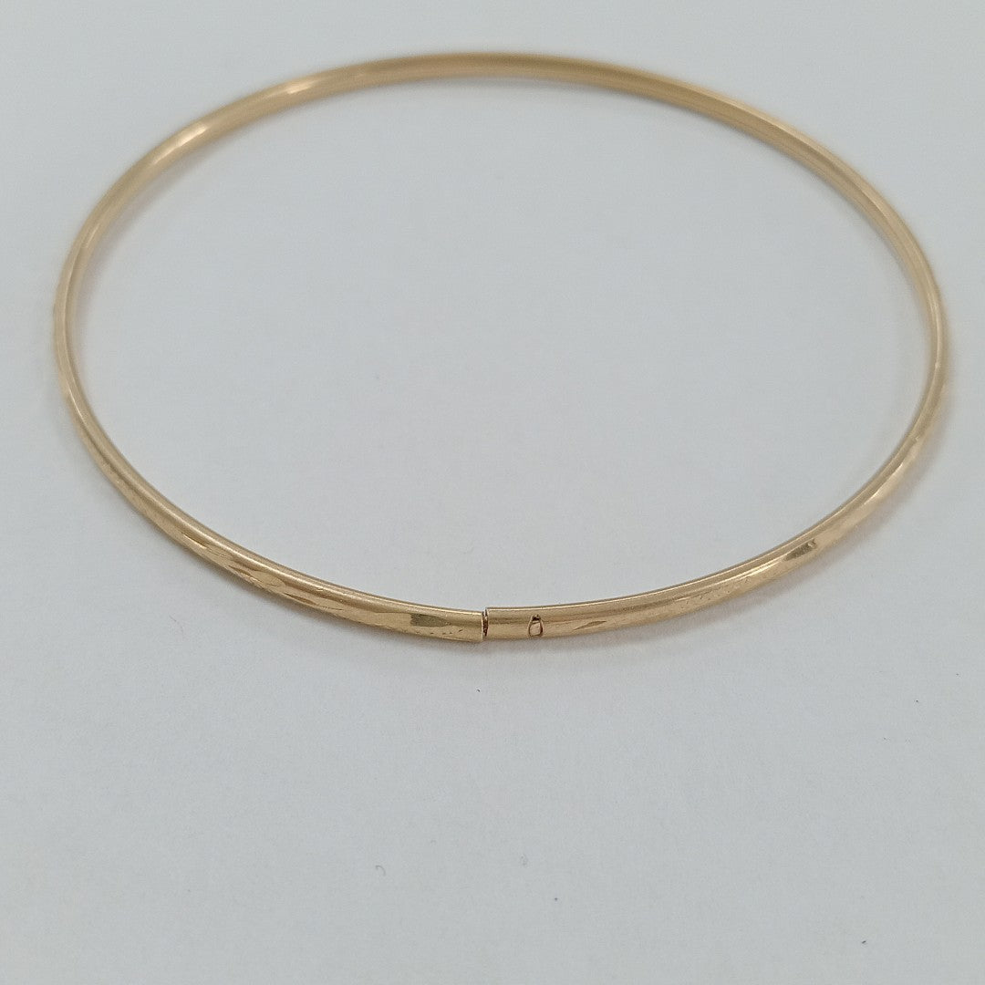 PULSERA RIGIDA ORO 10 K 3.3 GRMS (SEMINUEVO)