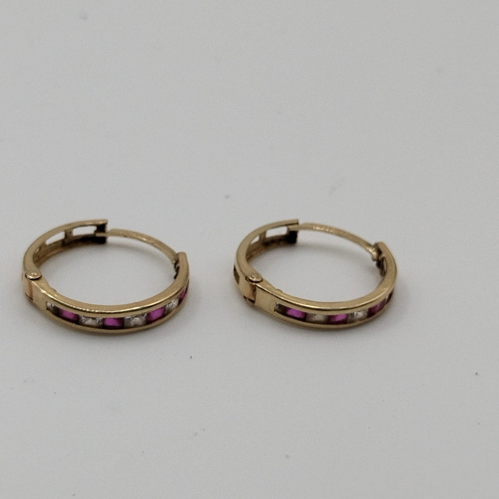ARRACADAS PAR ORO 10 K 1.6 GRMS (SEMINUEVO)