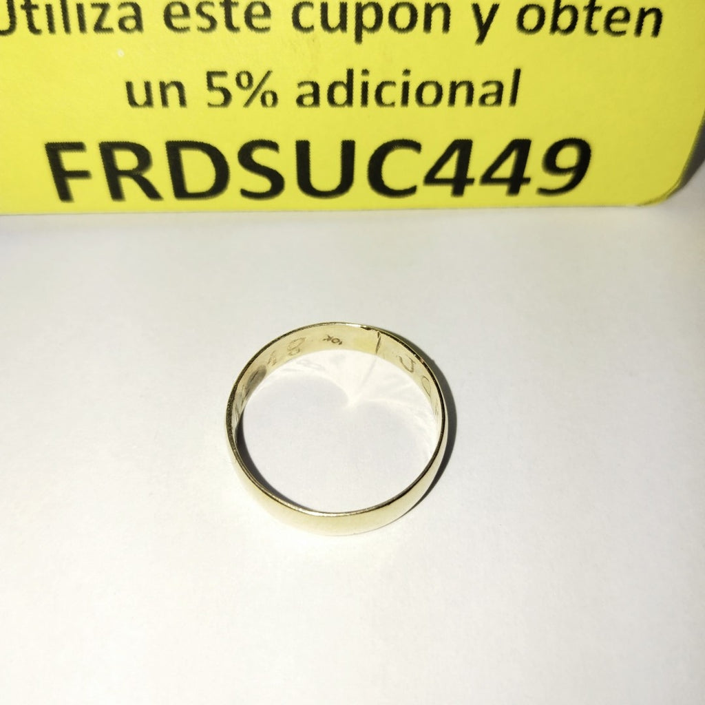 ARGOLLA ORO 10 K 2.3 GRMS (SEMINUEVO)