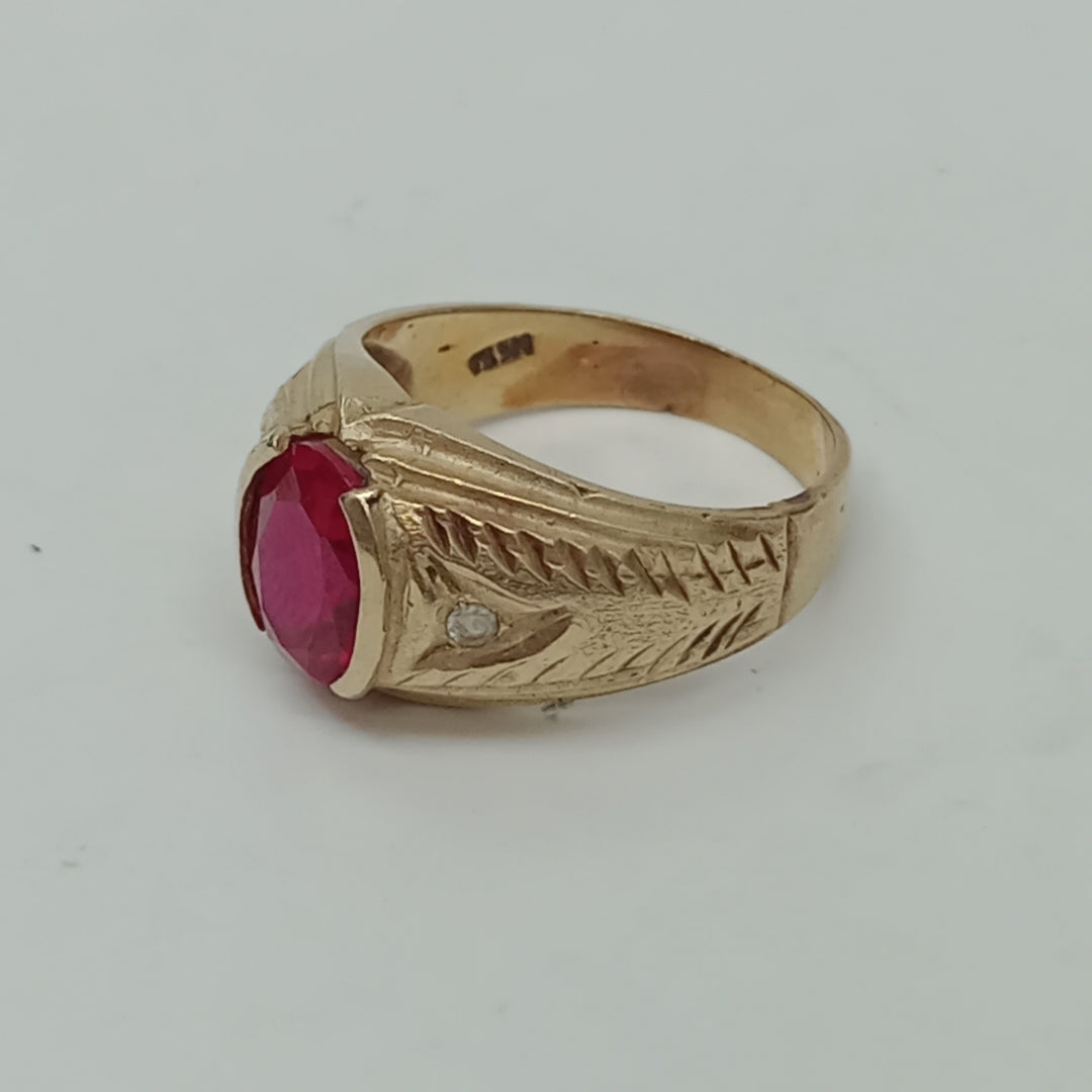ANILLO ORO 10 K 6,70 GRMS (SEMINUEVO)