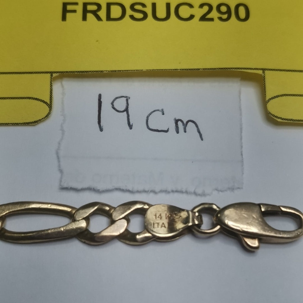 PULSERA ORO 14 K 9.8 GRMS (SEMINUEVO)