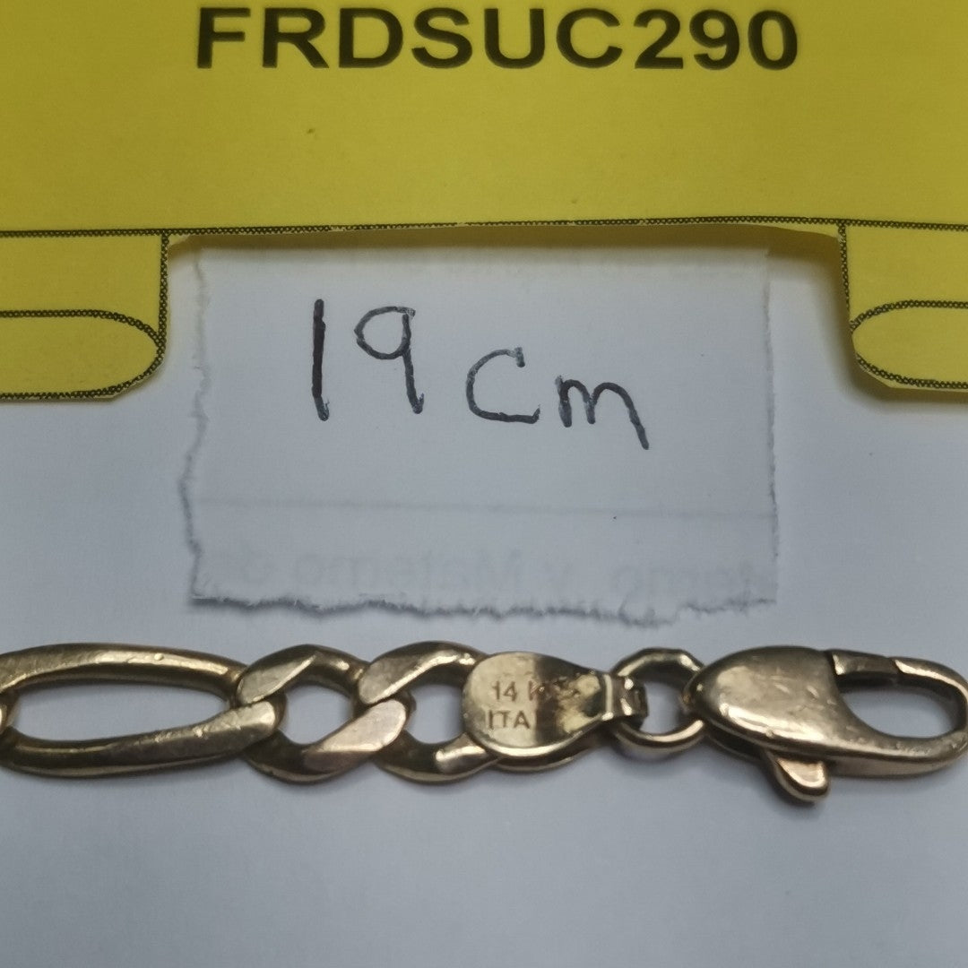 PULSERA ORO 14 K 9.8 GRMS (SEMINUEVO)