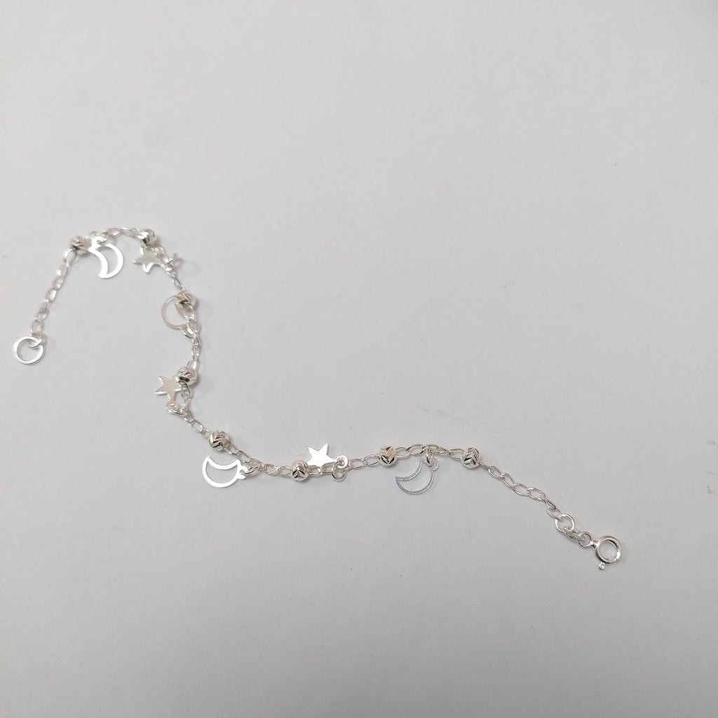 PULSERA TEJIDO TEJIDO ESPECIAL PLATA .925 18 CM 3.1 GR (NUEVO)