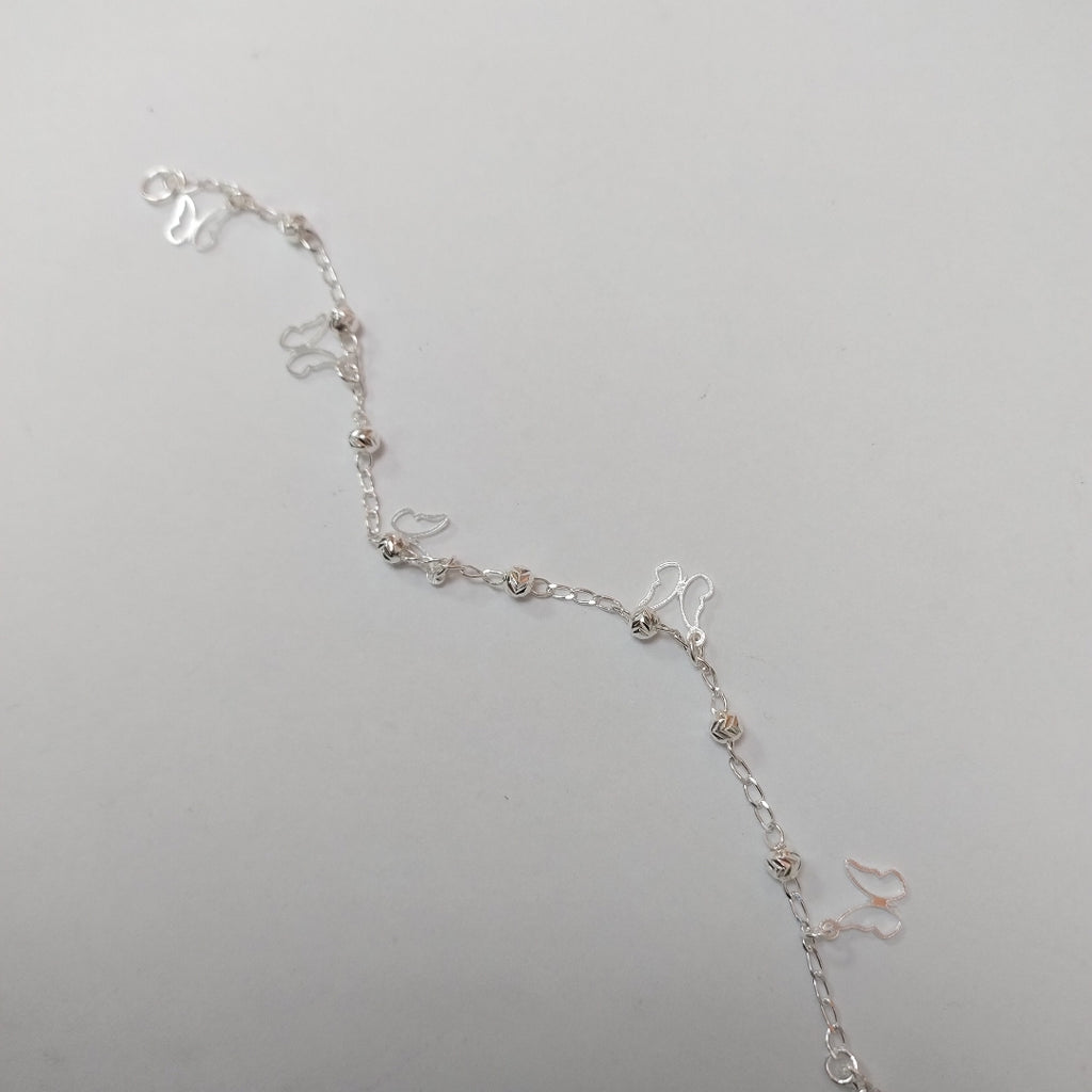 PULSERA TEJIDO ESPECIAL PLATA .925 18 CM 2.9 GR (NUEVO)