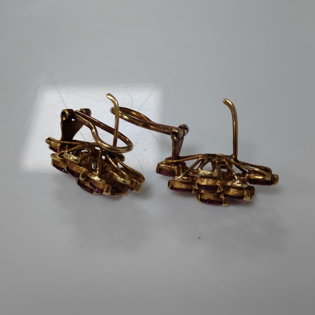 ARETES PAR ORO 14 K 9,30 GRMS (SEMINUEVO)