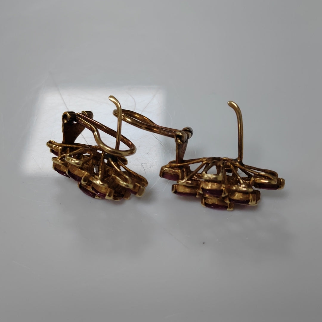 ARETES PAR ORO 14 K 9,30 GRMS (SEMINUEVO)