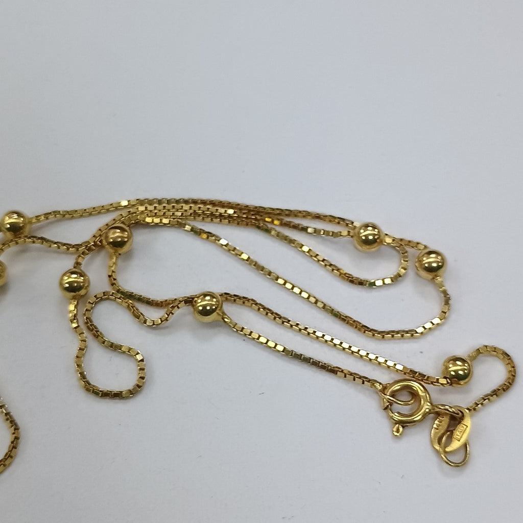 CADENA ORO 14 K 3.4 GRMS (SEMINUEVO)