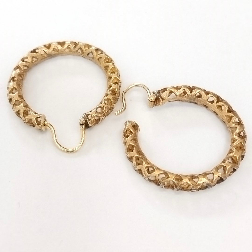 ARRACADAS PAR ORO 18 K 12 GRMS (SEMINUEVO)