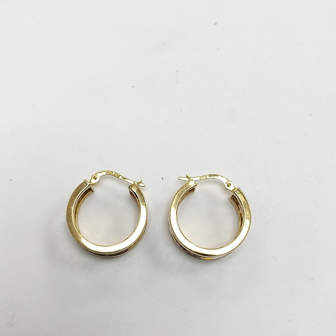 ARRACADAS PAR ORO 14 K 3.3 GRMS (SEMINUEVO)