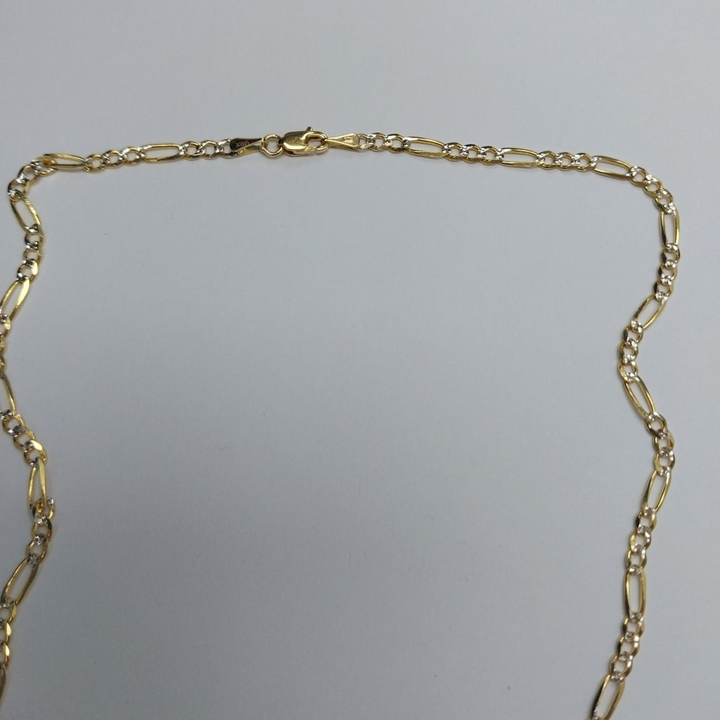 CADENAS 3X1 DIAMANTADA ORO 14K 55 CM 8.5 GR (NUEVO)