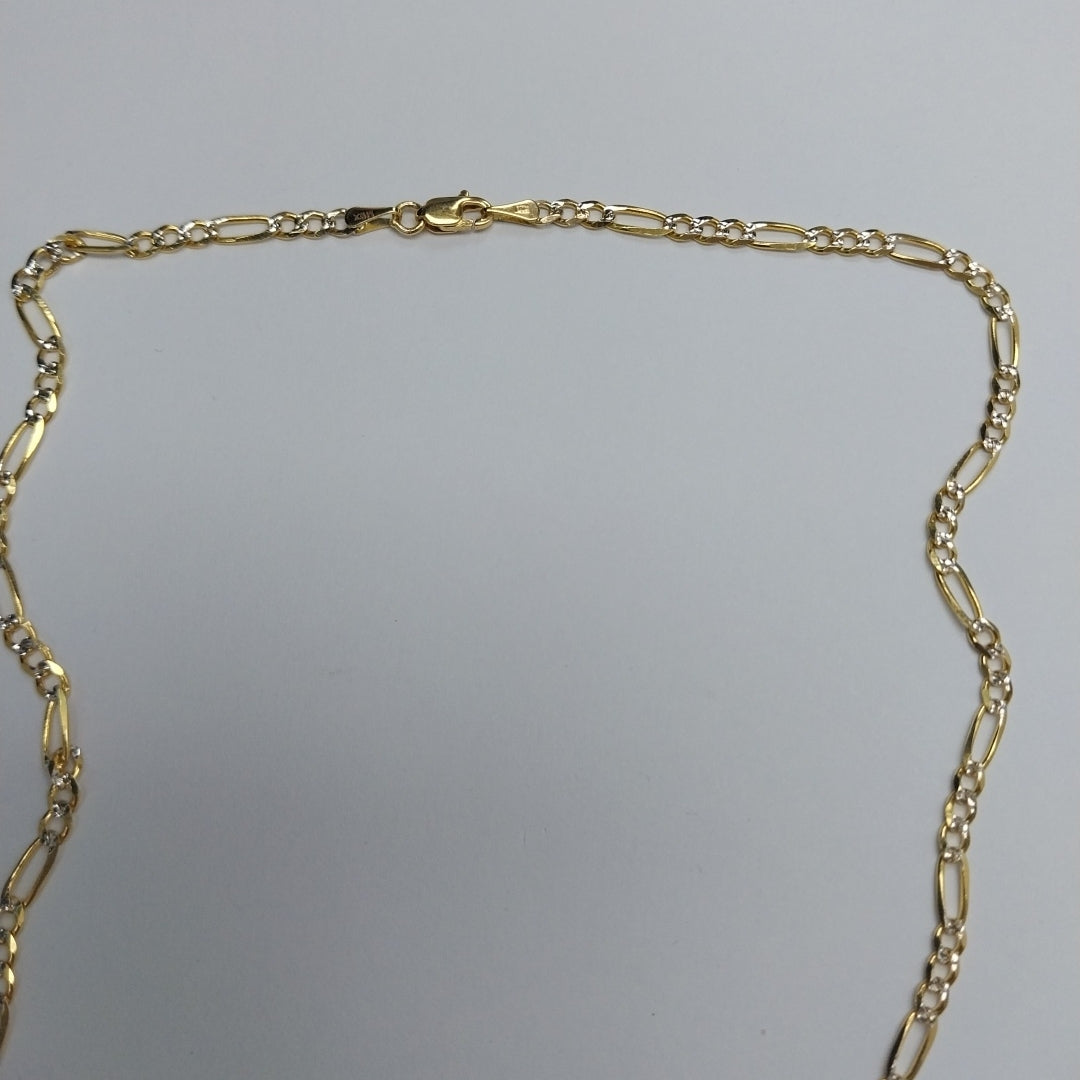 CADENAS 3X1 DIAMANTADA ORO 14K 55 CM 8.5 GR (NUEVO)