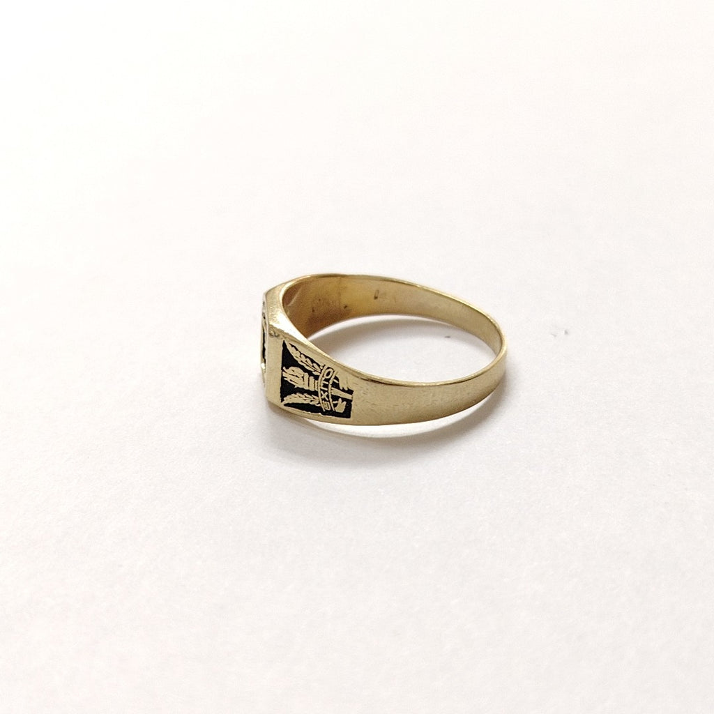 ANILLO DE GRADUACIÓN ORO 14 K 2,40 GRMS (SEMINUEVO)