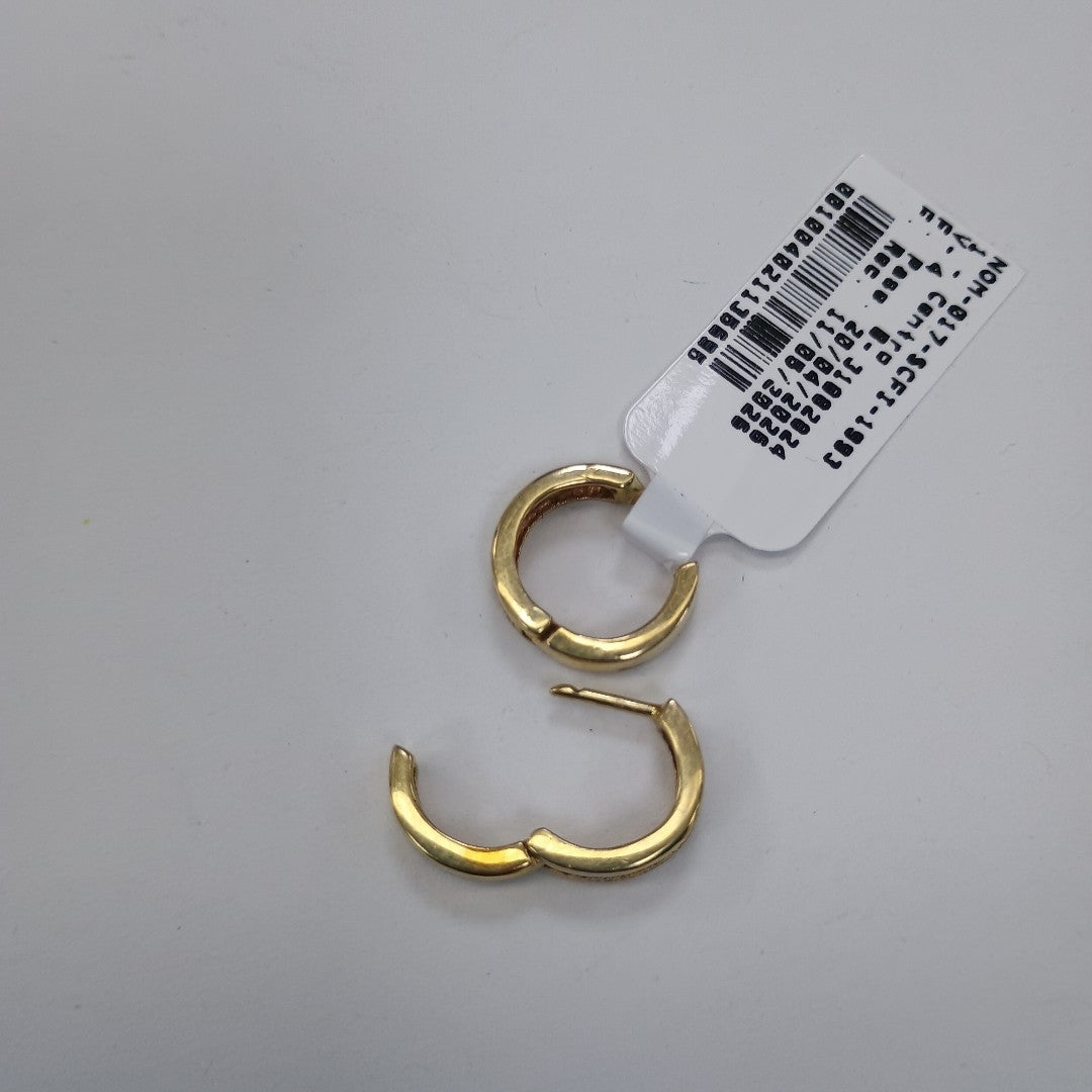 ARRACADAS PAR ORO 14 K 3.4 GRMS (SEMINUEVO)