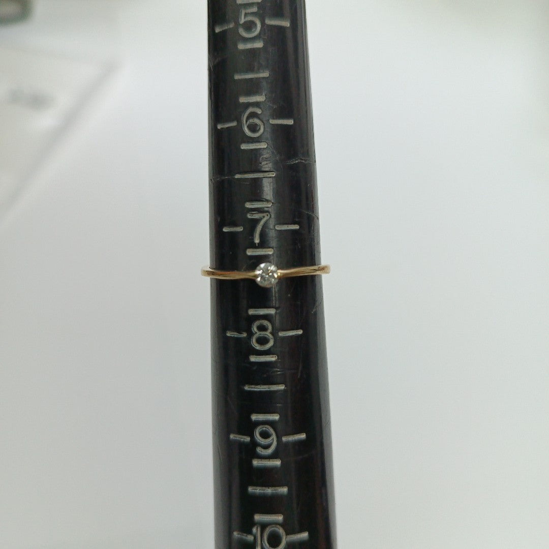 SOLITARIO ORO 14 K 1.6 GRMS (SEMINUEVO)